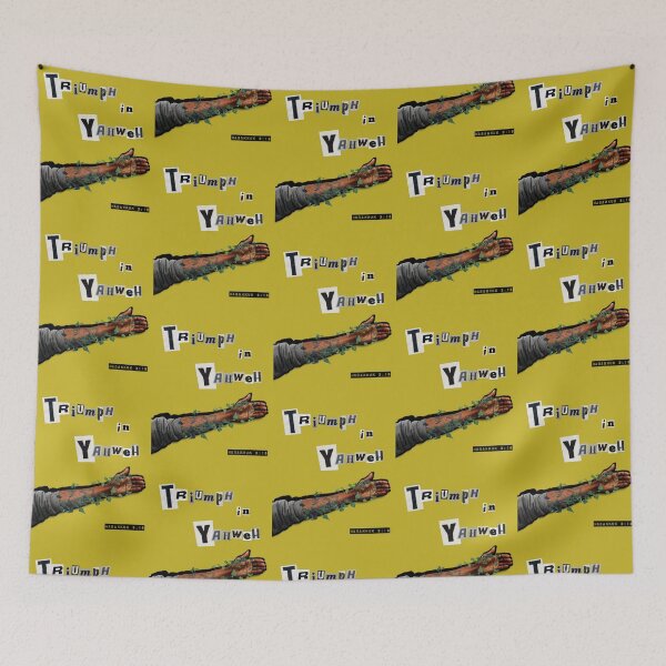 Item preview, Habakkuk 3:18 Collage designed and sold by AshTreeCrtvCo.