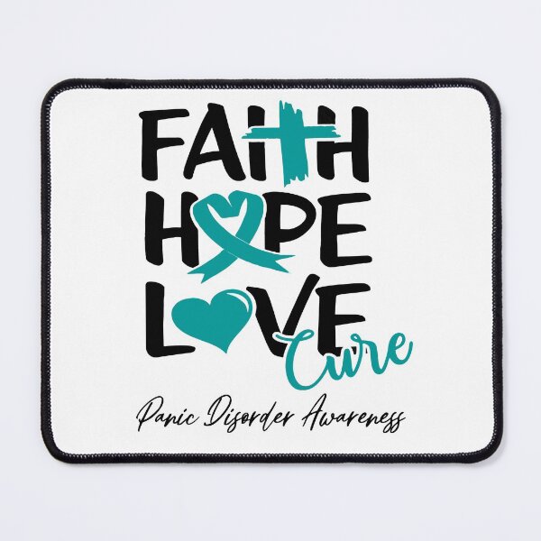 Item preview, Faith Hope Love Cure Panic Disorder Awareness designed and sold by Grooffos.