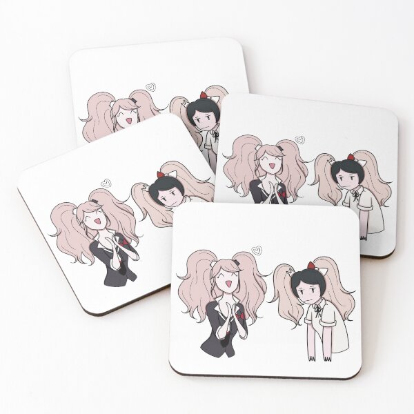 Item preview, Junko Enoshima and Mukuro Ikusaba designed and sold by nagisasmixtape.