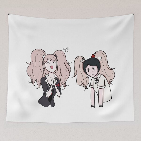 Item preview, Junko Enoshima and Mukuro Ikusaba designed and sold by nagisasmixtape.