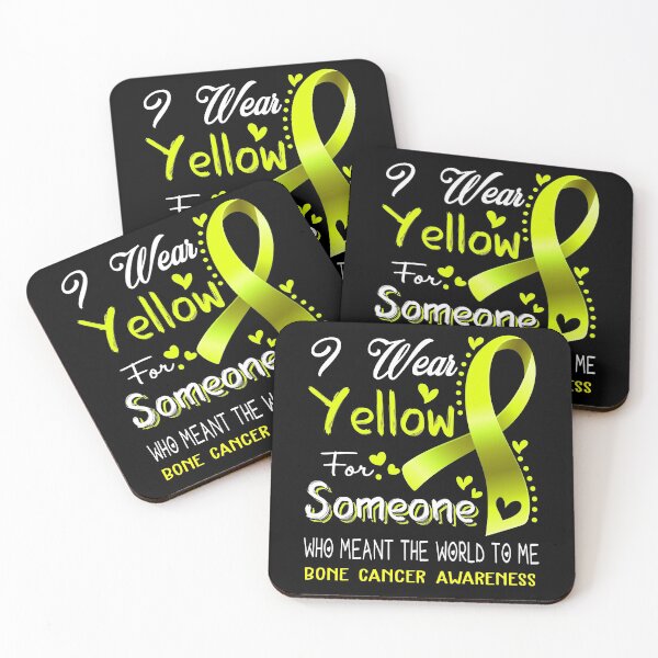Item preview, I Wear Yellow For Someone BONE CANCER Awareness designed and sold by Adropine.