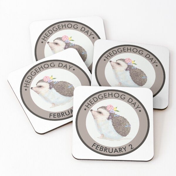 Item preview, Hedgehog Day designed and sold by HolidayBug.