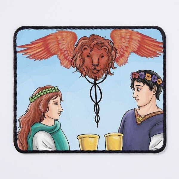 Item preview, Two of Cups: Malka and Joel designed and sold by FortunusGames.