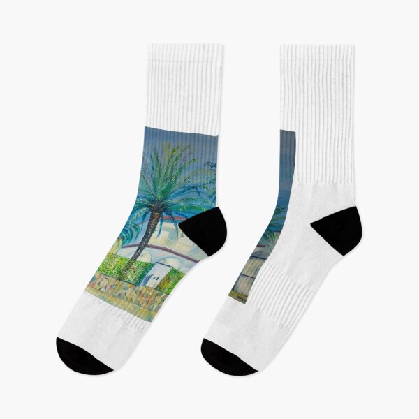 Item preview, House with palm trees designed and sold by Natalia_Shchip.