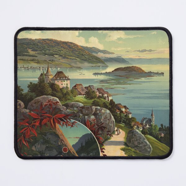 Item preview, Suisse (Switzerland) Vintage travel poster designed and sold by cjgraphic.