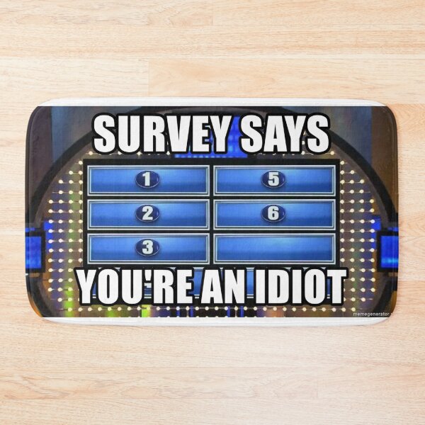 Item preview, Survey Says You're An Idiot (with gameboard) designed and sold by gameshowfan2001.