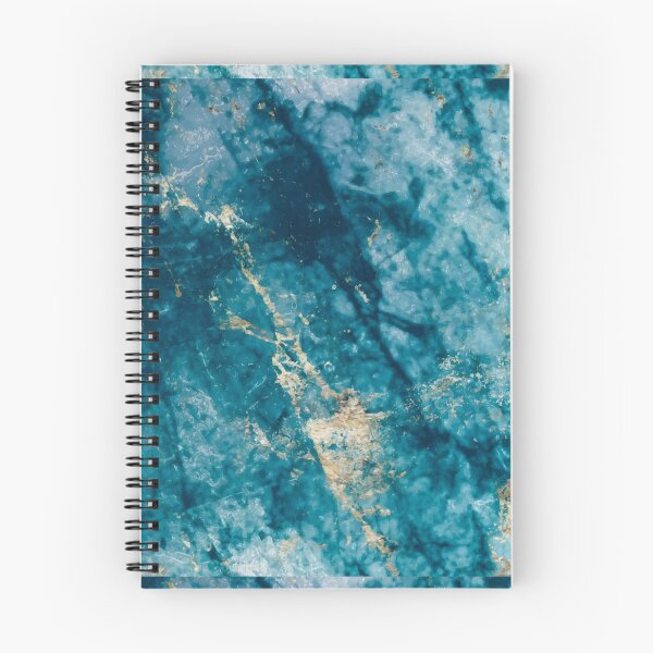Item preview, Turquoise Blue & Gold Marble  designed and sold by newburyboutique.