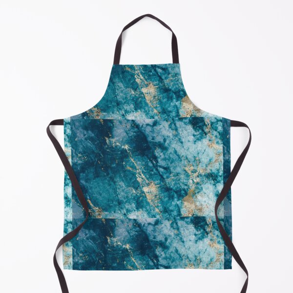 Item preview, Turquoise Blue & Gold Marble designed and sold by newburyboutique.