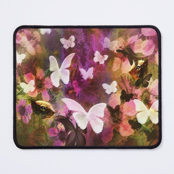 Item preview, In The Flower Garden are Butterflies and Ground Squirrels designed and sold by CarolM.
