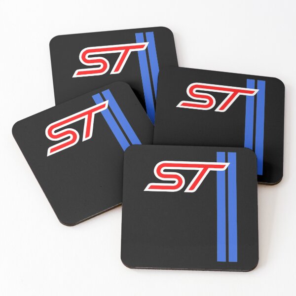 Item preview, FORD Perfomance Blue ST Racing Stripes    designed and sold by DrunksOnion.