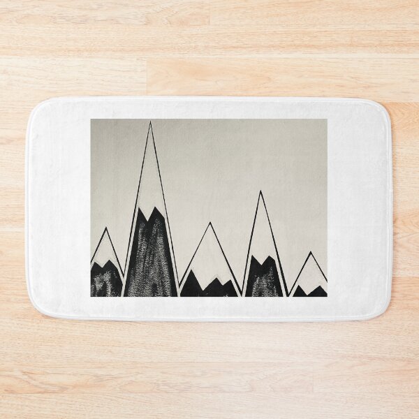 Item preview, geometric moutainscape designed and sold by Beau Gordon.