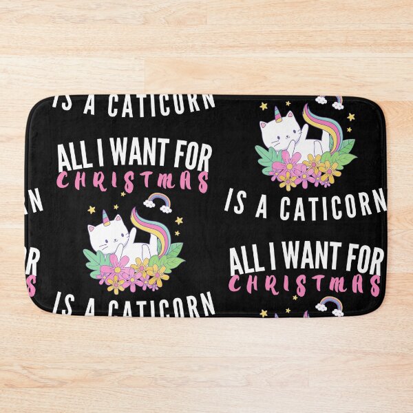 Item preview, all i want for christmas is a caticorn - unicorn - caticorn designed and sold by JaMatt1983.