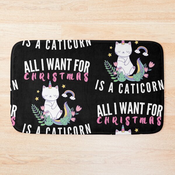 Item preview, all i want for christmas is a caticorn - unicorn - caticorn designed and sold by JaMatt1983.