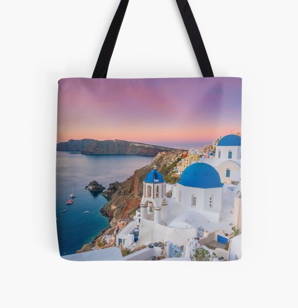 Santorini Canvas Tote Bag – Remy Gerega