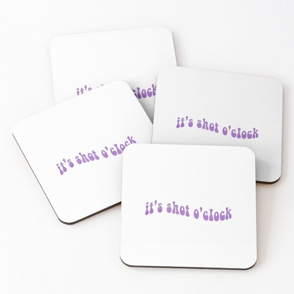 Item preview, It’s shot o’clock - Purple designed and sold by Victoria K.
