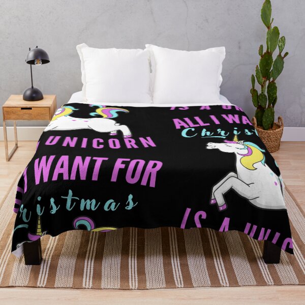 Aperçu de l'œuvre all i want for christmas is a unicorn - unicorn créée et vendue par JaMatt1983.