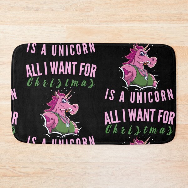Item preview, all i want for christmas is a unicorn - unicorn designed and sold by JaMatt1983.