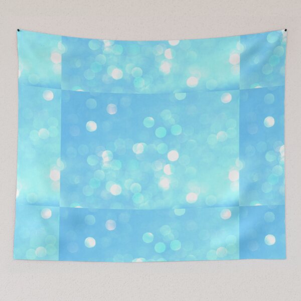 Item preview, Aqua Blue Bokeh designed and sold by newburyboutique.