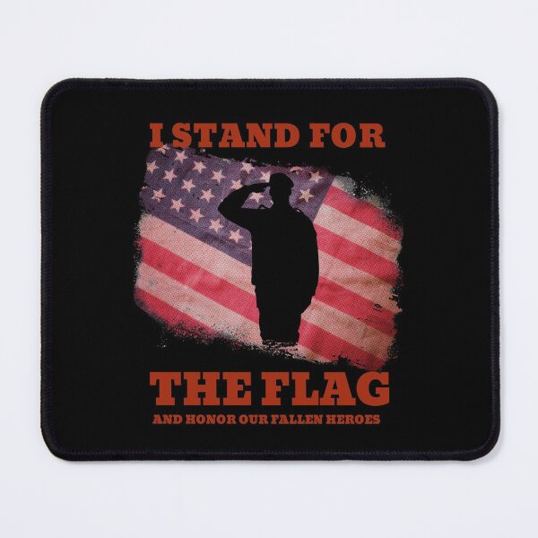 Item preview, I Stand For The Flag And Honor Our Fallen Heroes designed and sold by TatteredFaith.