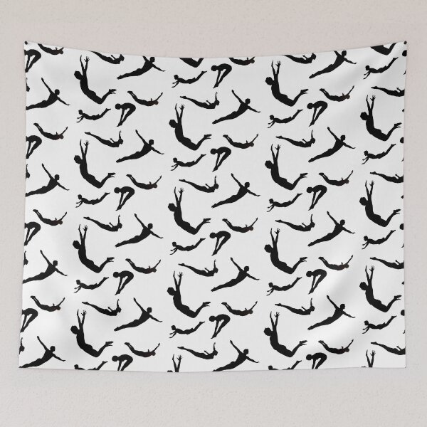 Item preview, Cliff divers black on white designed and sold by TerenceLacey.