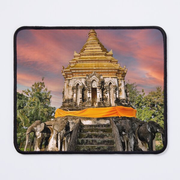 Item preview, Wat Chiang Man Thai Temple Chiang Mai Thailand designed and sold by Kevin Miller Photography.