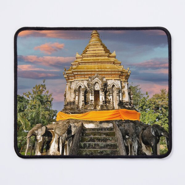 Item preview, Wat Chiang Man Thai Temple Chiang Mai Thailand designed and sold by Kevin Miller Photography.