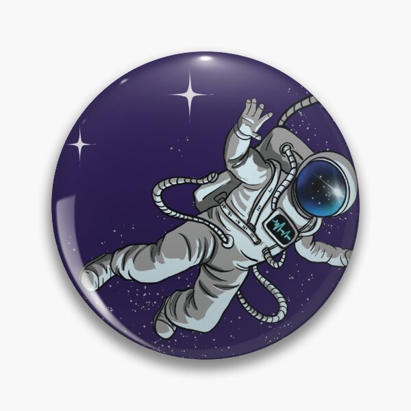 Item preview, Spaceman Pin designed and sold by Mi-a-store.