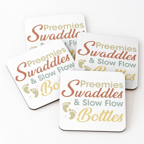 Item preview, Preemies swaddles & slow flow bottles NICU Nurse Unit Nurse designed and sold by Dream-bubble.