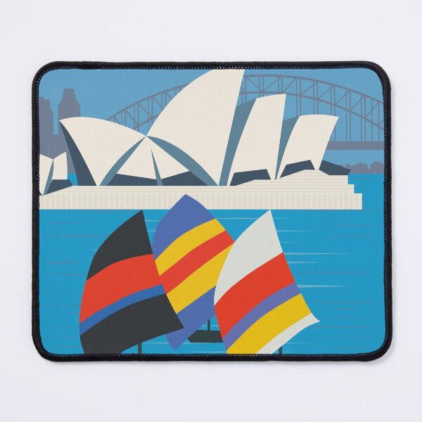 Item preview, Vintage yet timeless Sydney, Australia Poster designed and sold by cjgraphic.