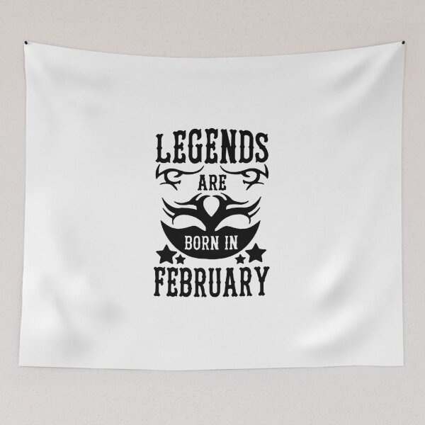 Artikelvorschau, Trust me Legends are born in February Chains Gift Premium Apparel Funny Holiday Xmas entworfen und verkauft von DesignByHeartUK.