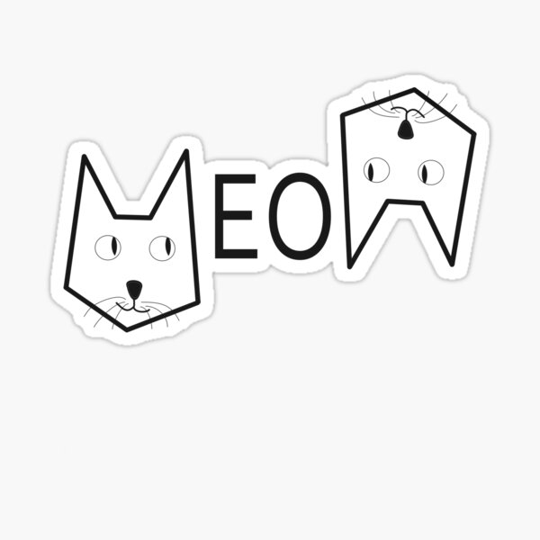 Item preview, Meow black designed and sold by HeavyBurden.