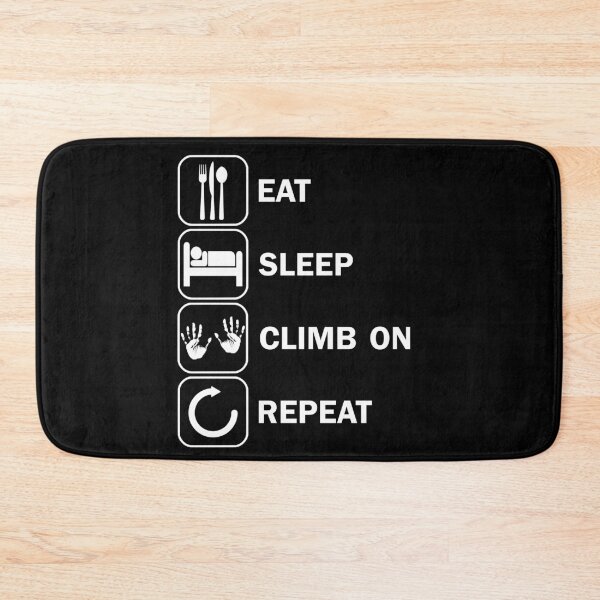 Item preview, Eat Sleep Climbing Motif Boulder Motif designed and sold by DerNerd.