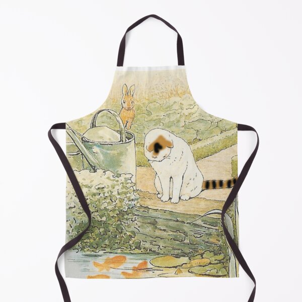 Item preview, Beatrix Potter Peter Rabbit Cat and Pond Illustration  designed and sold by Pinkmagenta.