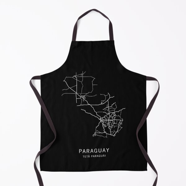 Item preview, Paraguay Road Map designed and sold by clarkstpress.