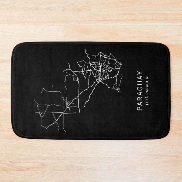 Item preview, Paraguay Road Map  designed and sold by clarkstpress.