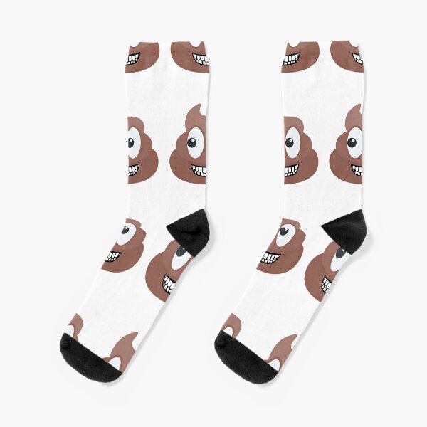 Calcetines divertidos para hombre, diseño de caca de unicornio