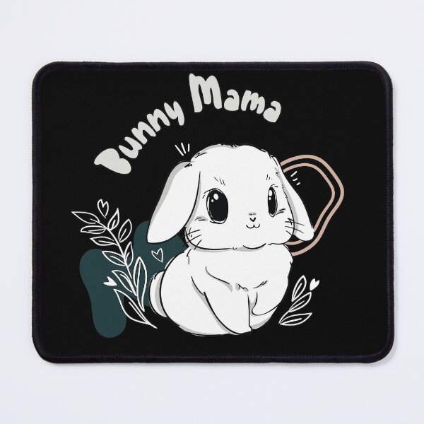 Item preview, Cute Kawaii Bunny Mama Holland Lop Animal Lovers Pet Owner Rabbit Mom perfect for Easter and Mother's Day designed and sold by MadrigueraSM-.