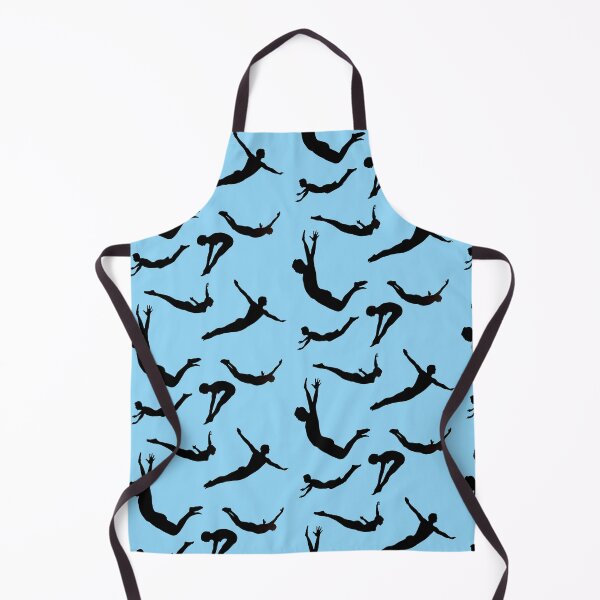 Item preview, Cliff Divers black on blue designed and sold by TerenceLacey.