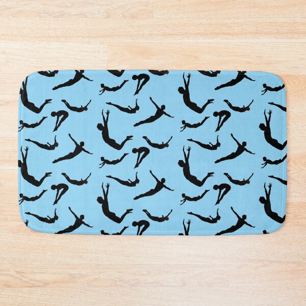Item preview, Cliff Divers black on blue designed and sold by TerenceLacey.