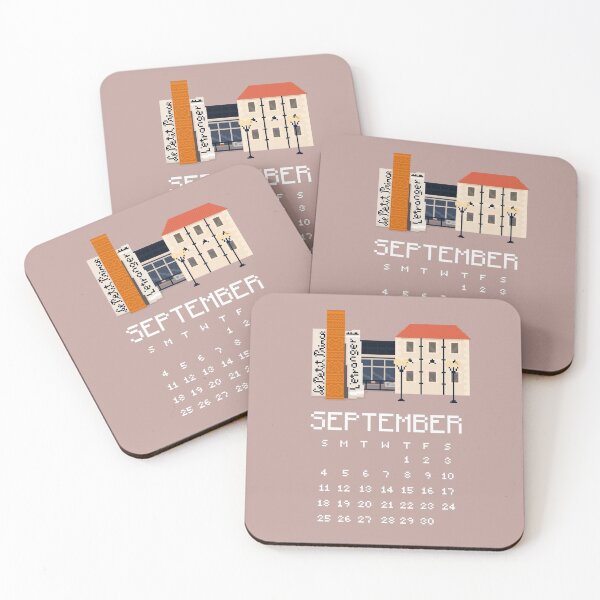 Item preview, September 2022 Le Mejanes library Calendar Pixel Art  designed and sold by tifft.