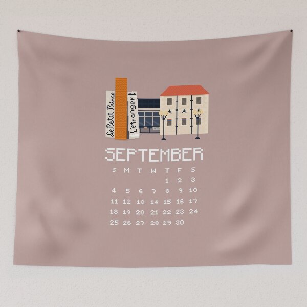 Item preview, September 2022 Le Mejanes library Calendar Pixel Art  designed and sold by tifft.