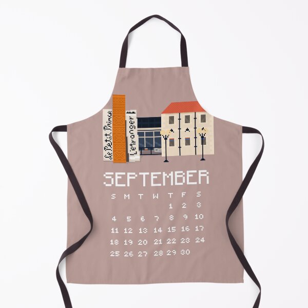 Item preview, September 2022 Le Mejanes library Calendar Pixel Art  designed and sold by tifft.