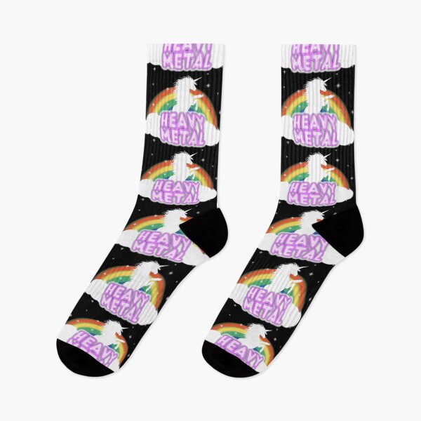 Item preview, Heavy Metal Rainbow Unicorn designed and sold by SkyAfterDusk.