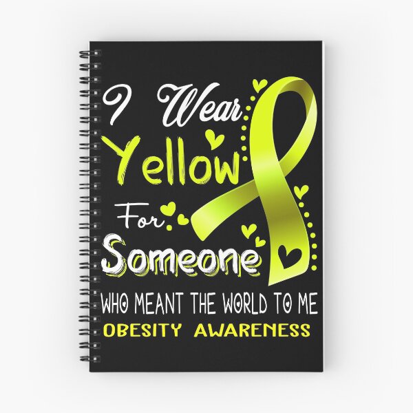 Item preview, I Wear Yellow For Someone OBESITY Awareness designed and sold by Adropine.