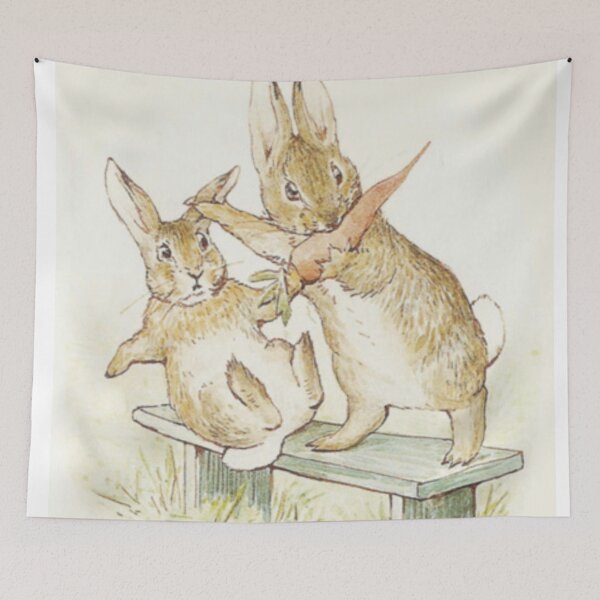 Artikelvorschau, Beatrix Potter Peter Rabbit isst Karotte Illustration entworfen und verkauft von Pinkmagenta.