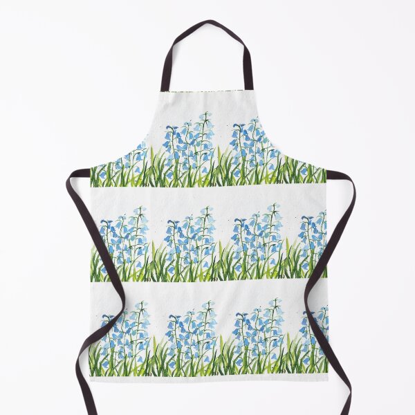 Item preview, Bluebells flowers watercolour painting designed and sold by Monika Howarth.