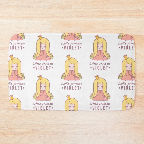Item preview, Little princess Violet | Blonde girl with a crown on her head and a bag sits on the couch  designed and sold by AnnaRuz.