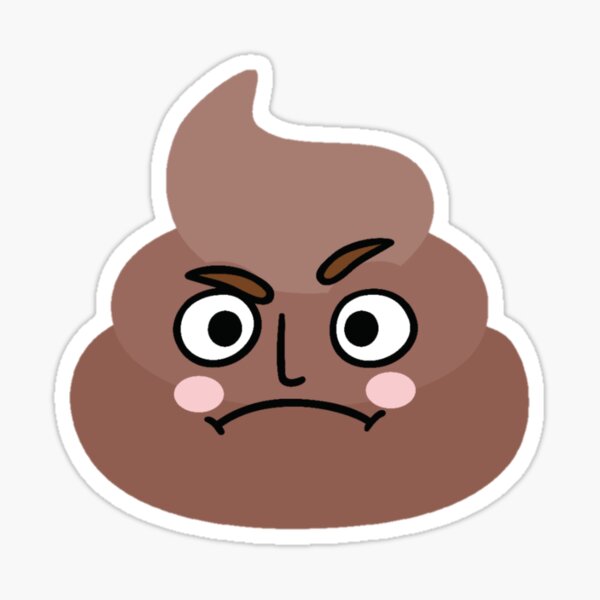 Vista previa del artículo con la obra «yo caca, emoji gracioso, meme», diseñado y vendido por Special-Art1.