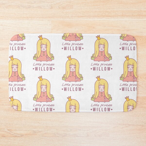 Item preview, Little princess Willow | Blonde girl with a crown on her head and a bag sits on the couch  designed and sold by AnnaRuz.