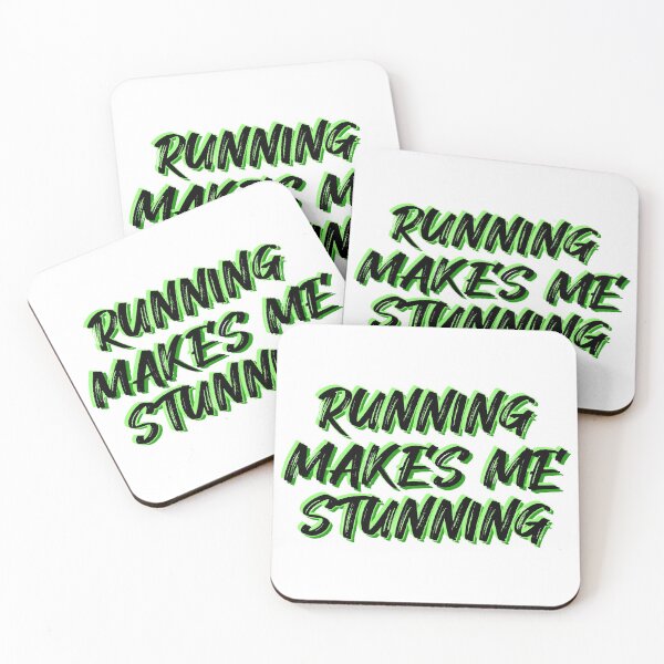 Item preview, Running Makes Me Stunning Green designed and sold by Vladan Seva.